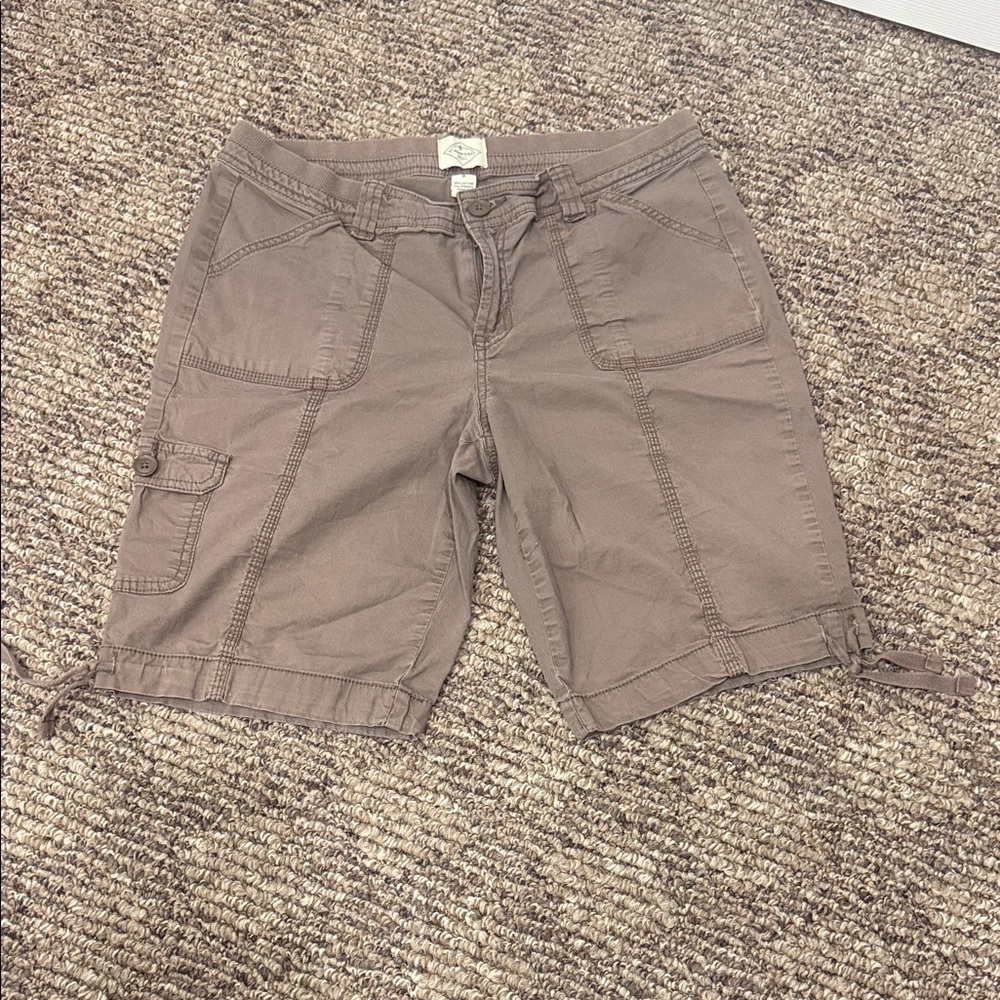 St. John's Bay Gray Casual Shorts